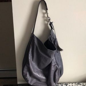 Coach purple over the shoulder